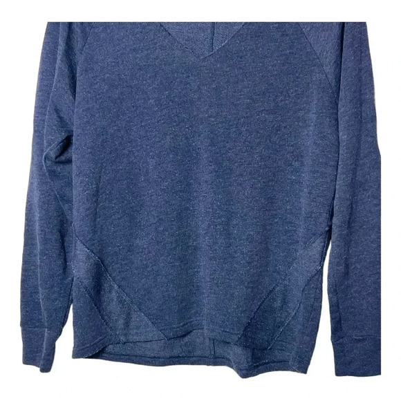 1594. Z BY ZELLA LONG SLEEVE SWEATER BLUE IN COLOR SIZE XSMALL MIX TEXTURE - Picture 4 of 9